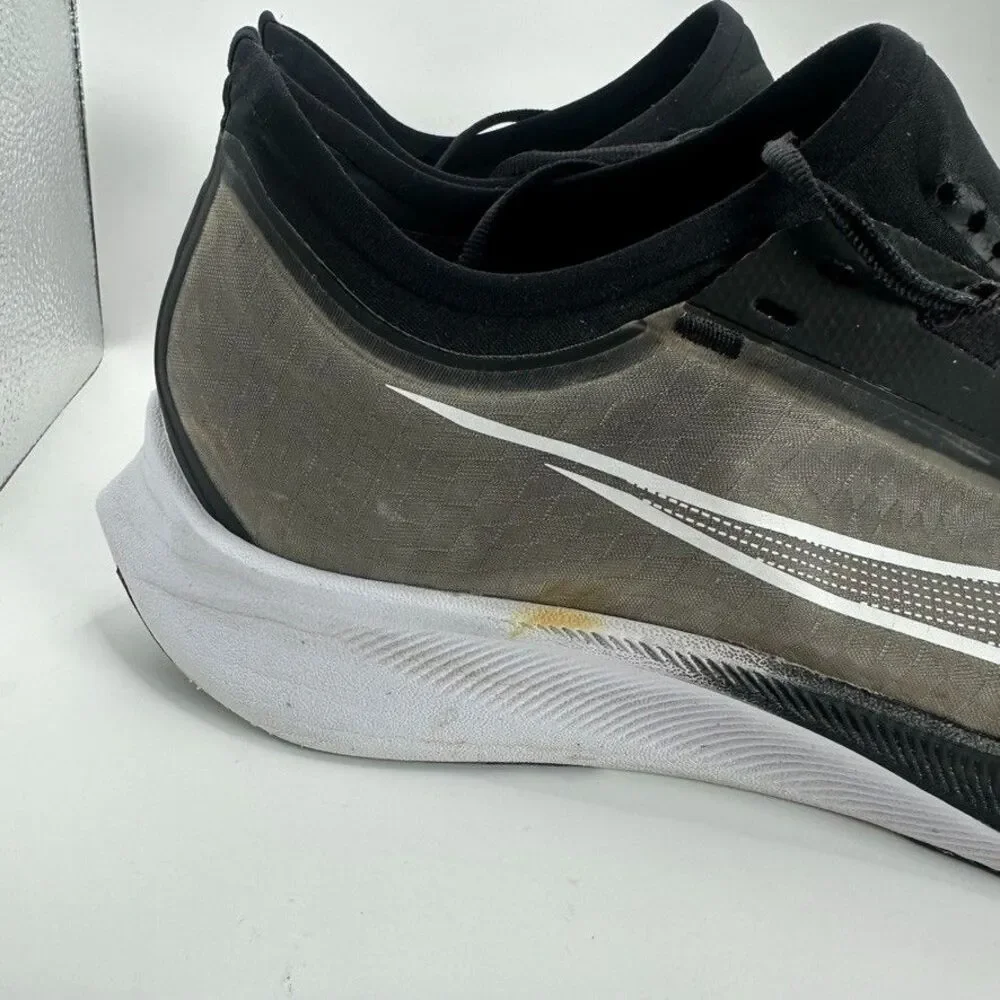 Nike Zoom Fly 3 Shoes Mens Size 11‎ Black White Running Cushioned